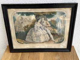 superbe Gravure  représentant  « L’été »